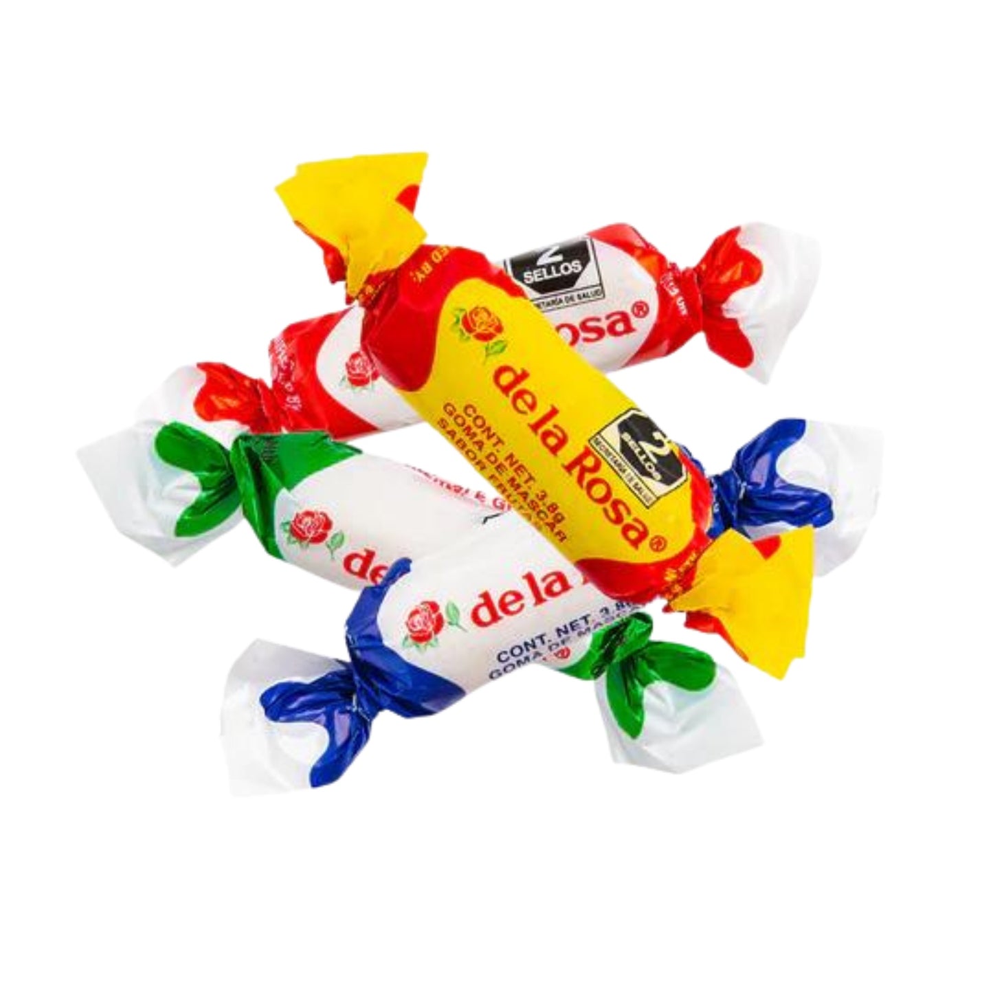 De La Rosa Chicle Moño Surtido 100pz