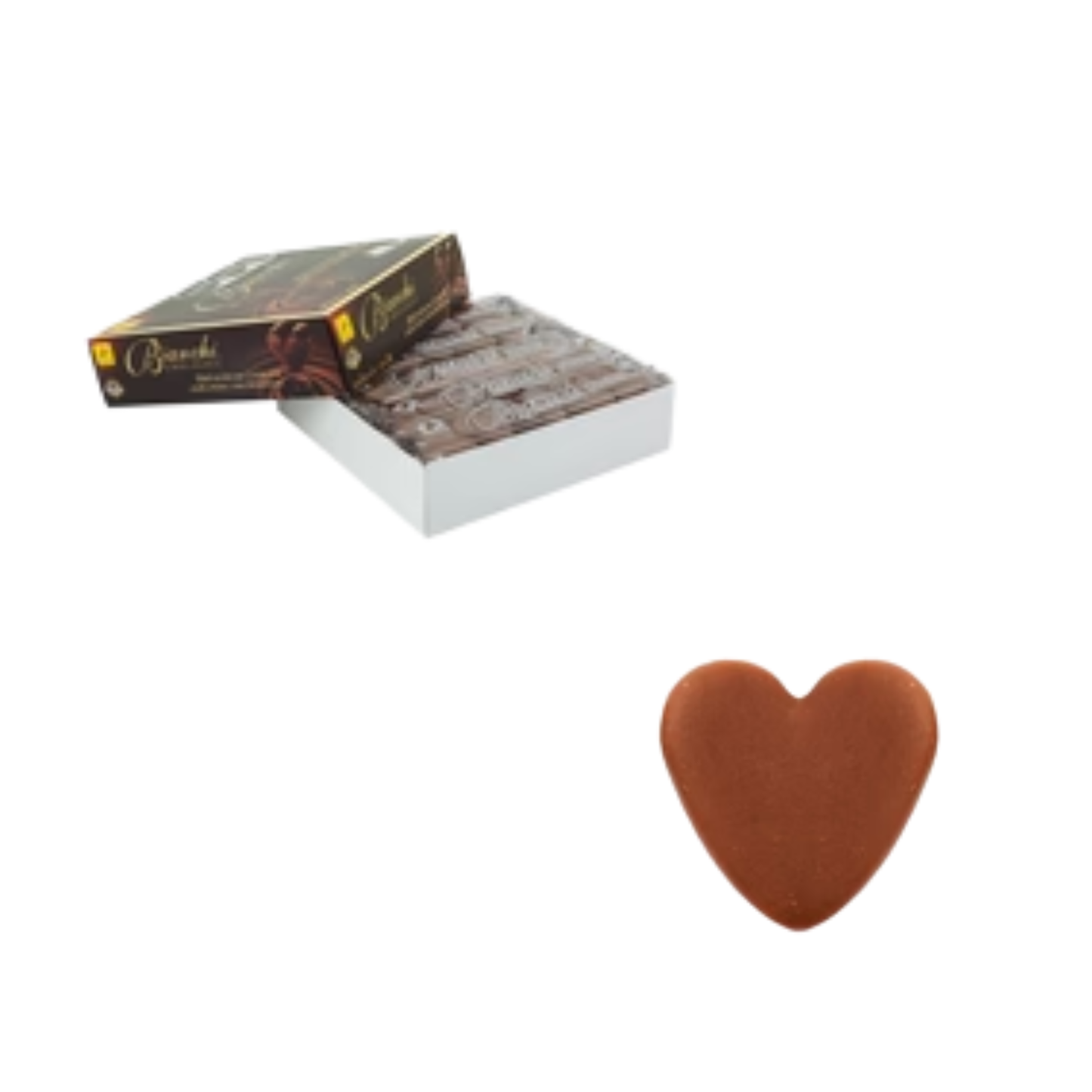 De La Rosa Bombon Chocolate Corazon 50pz