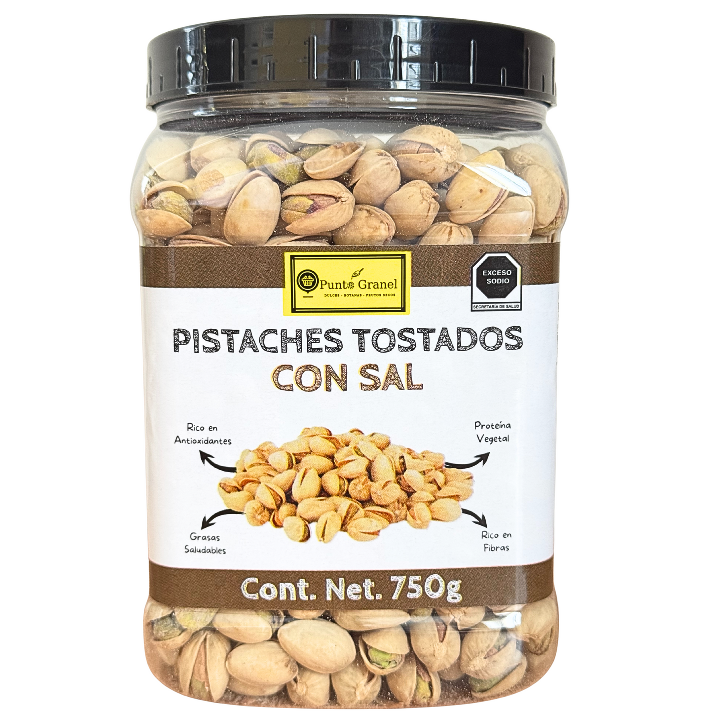 Punto Granel Pistaches Tostados Con Sal 750gr