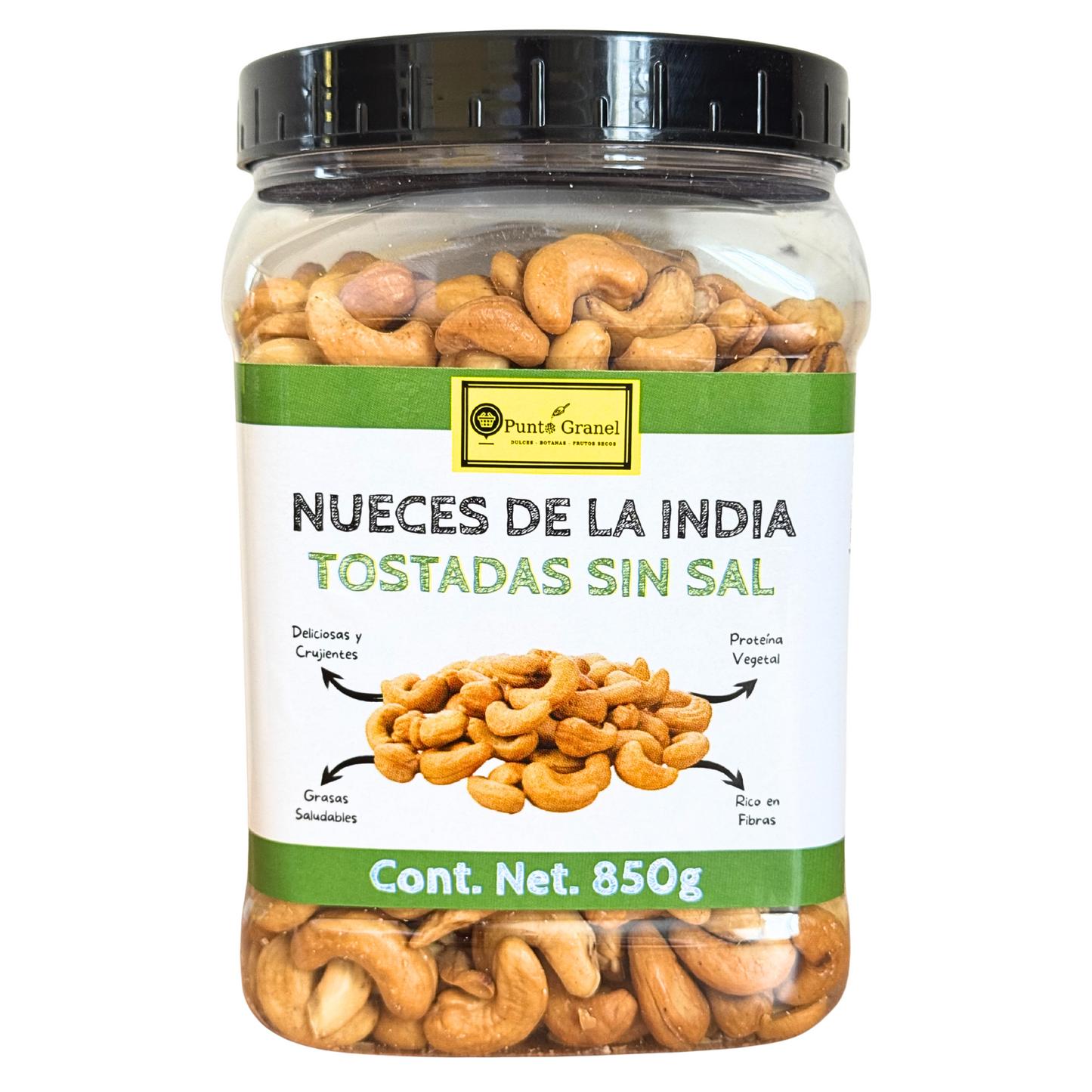 Punto Granel Nuez India Tostada Sin Sal 850gr