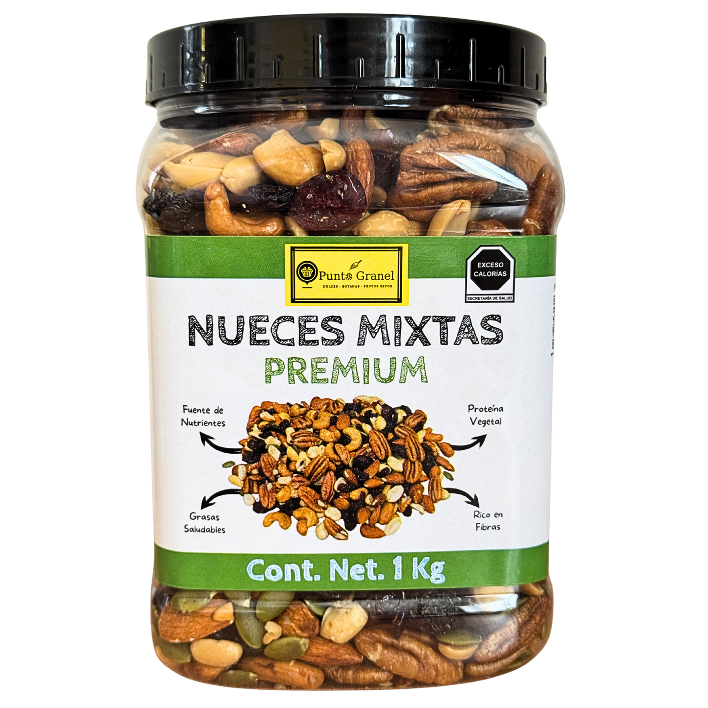 Punto Granel Nueces Mixtas Premium 1kg