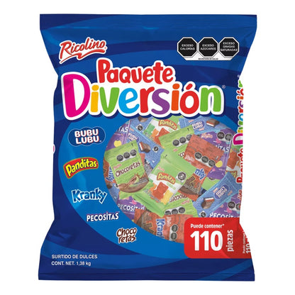 Ricolino Paquete Diversion 1.38kg