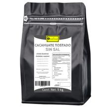 Punto Granel Cacahuate Tostado Sin Sal 5kg Granel