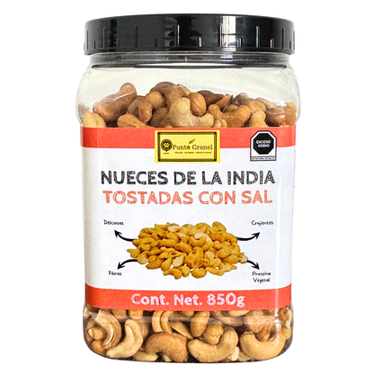 Punto Granel Nuez India Tostada Con Sal Vitrolero 850gr