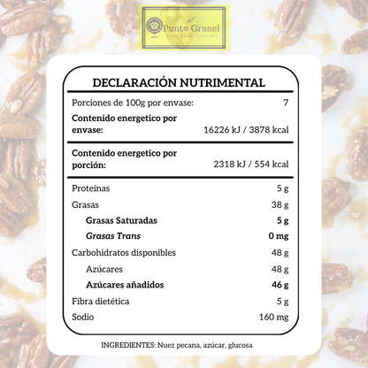 Punto Granel Nuez Pecana Garapiñada 700gr