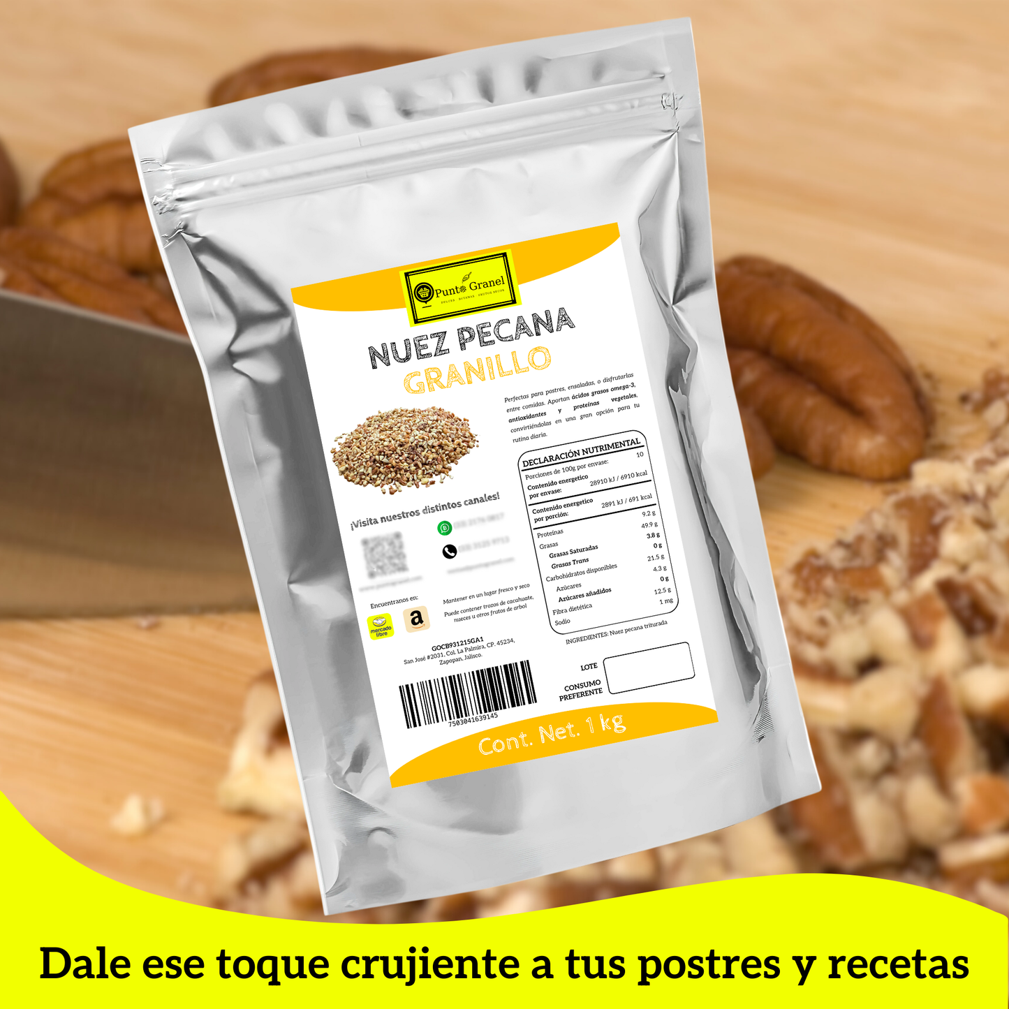 Punto Granel Nuez Pecana Granillo 1 kg