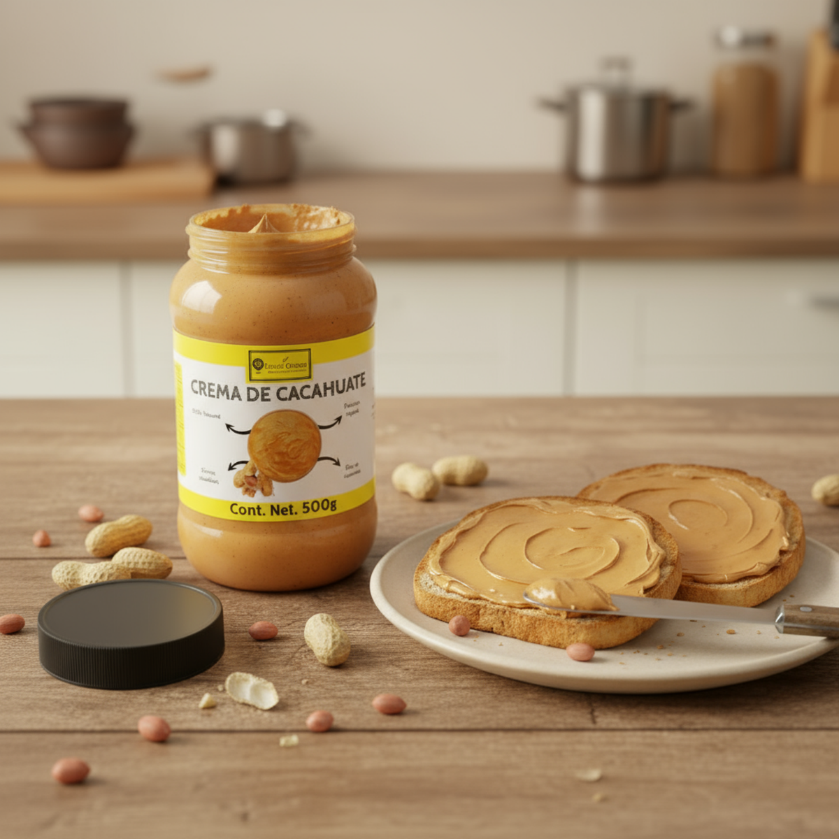 Punto Granel Crema de Cacahuate Sin Azucar 500gr