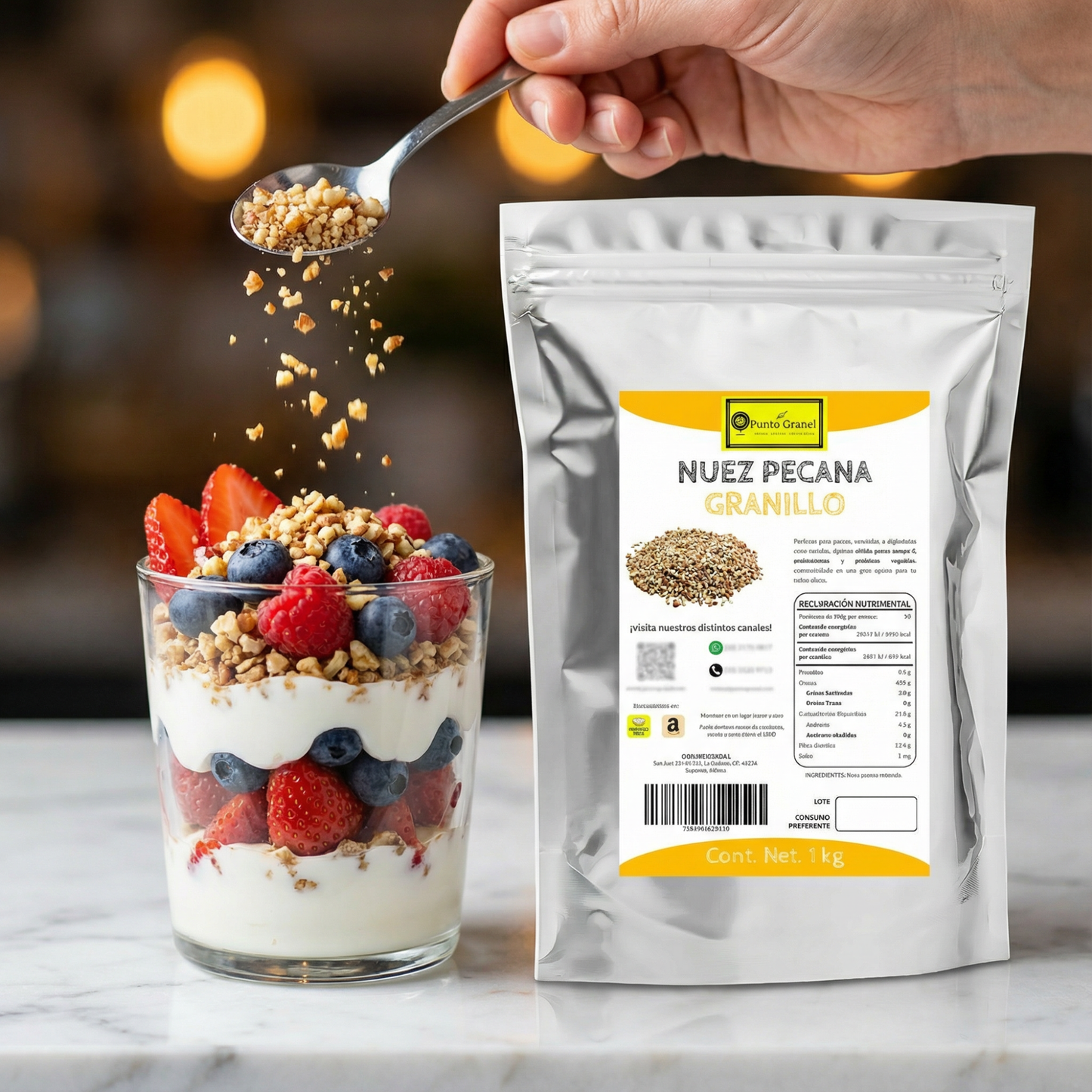 Punto Granel Nuez Pecana Granillo 1 kg