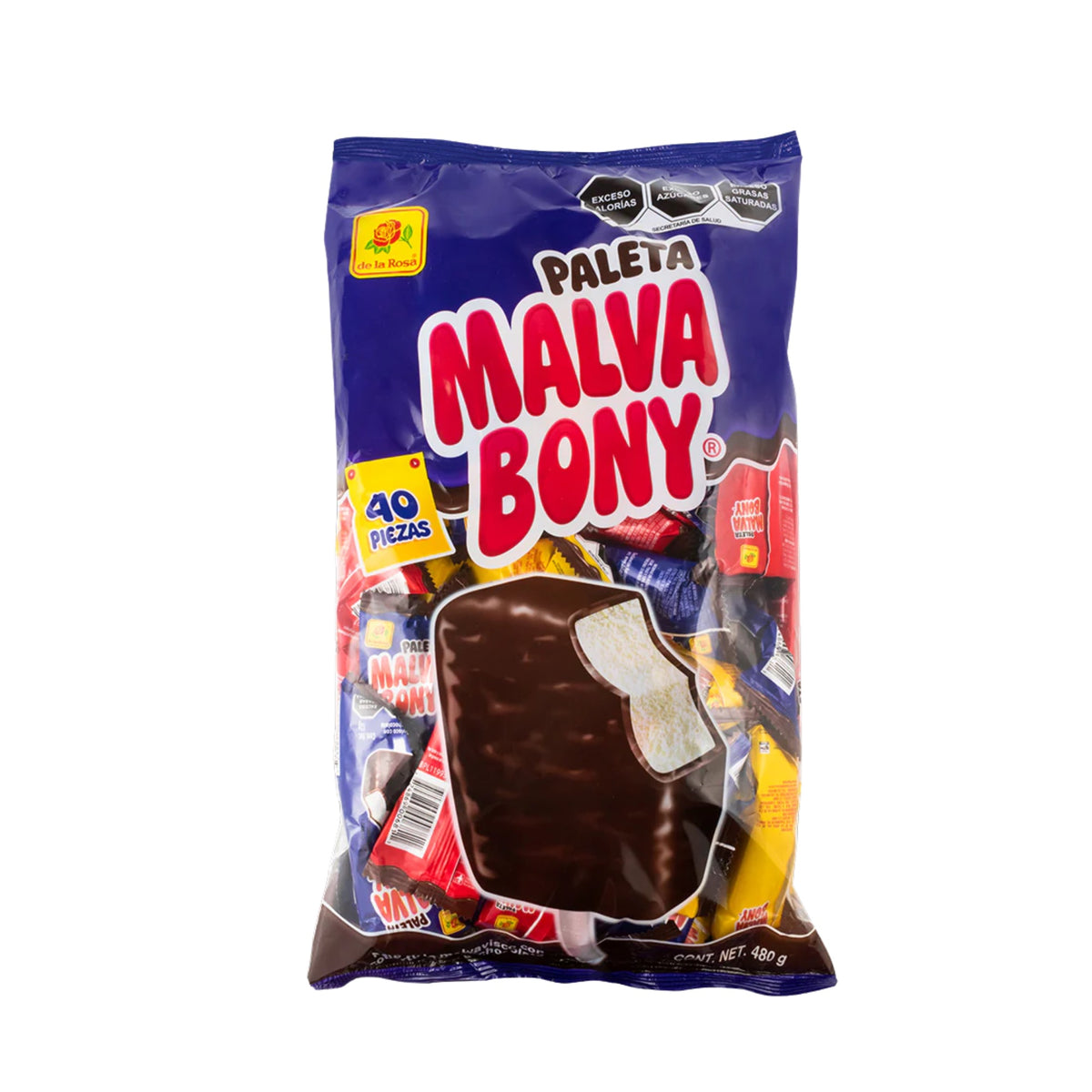 De La Rosa Paleta Malvabony 40pz