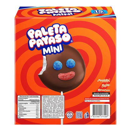 Paleta Mini Payaso 15pz