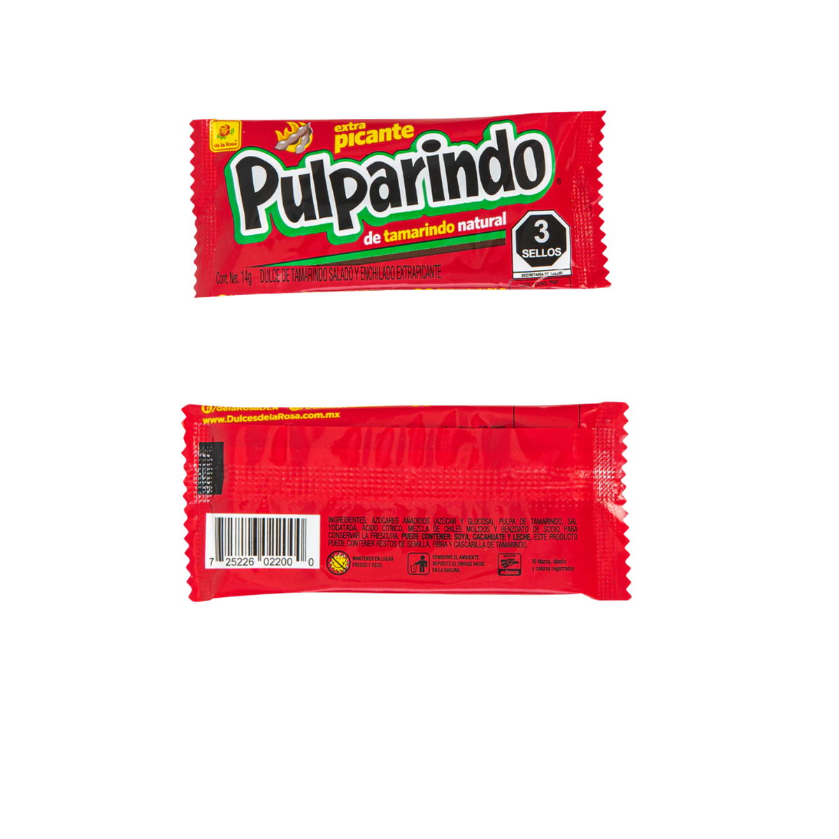 De La Rosa Pulparindo Extra Picante 20pz