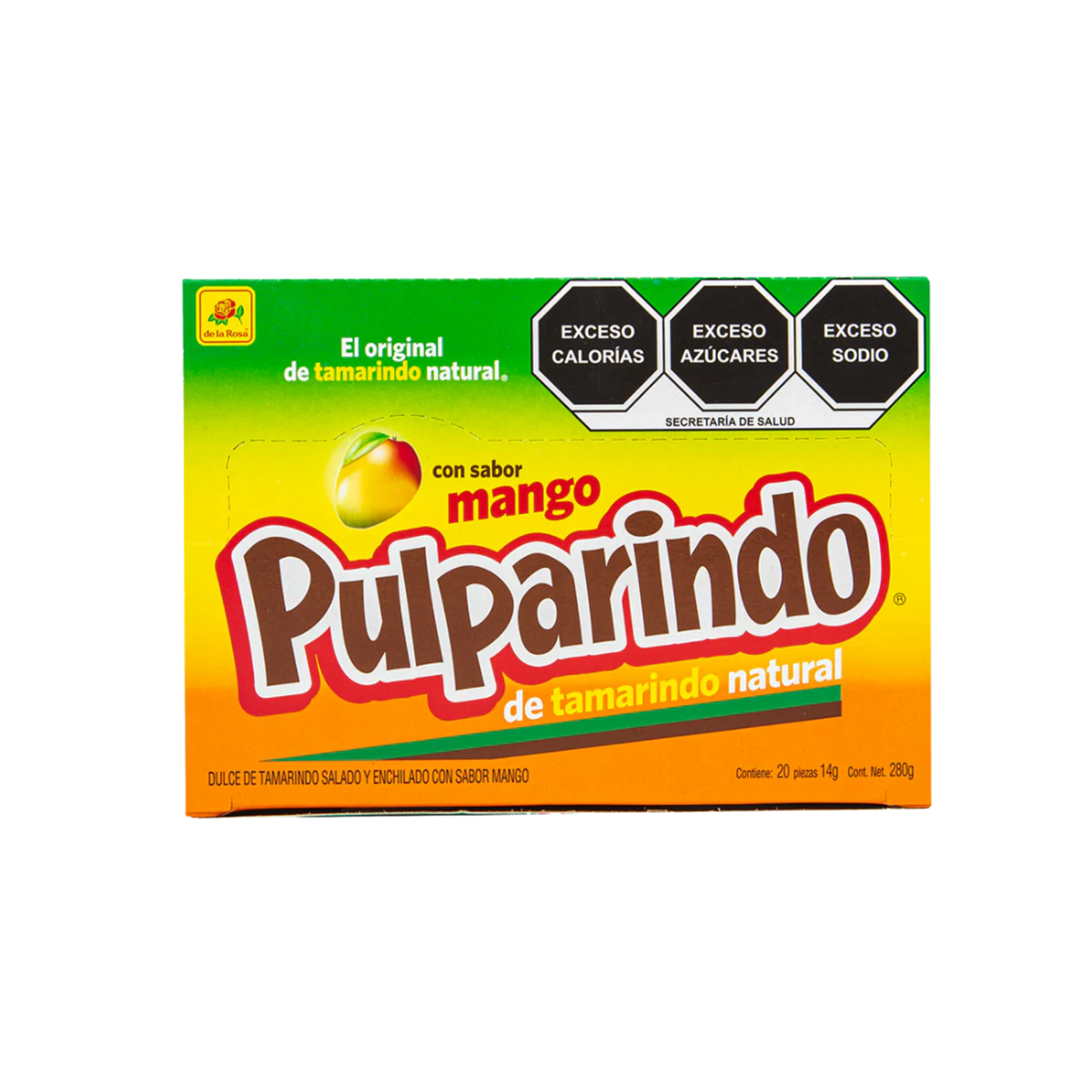 De La Rosa Pulparindo Mango 20pz