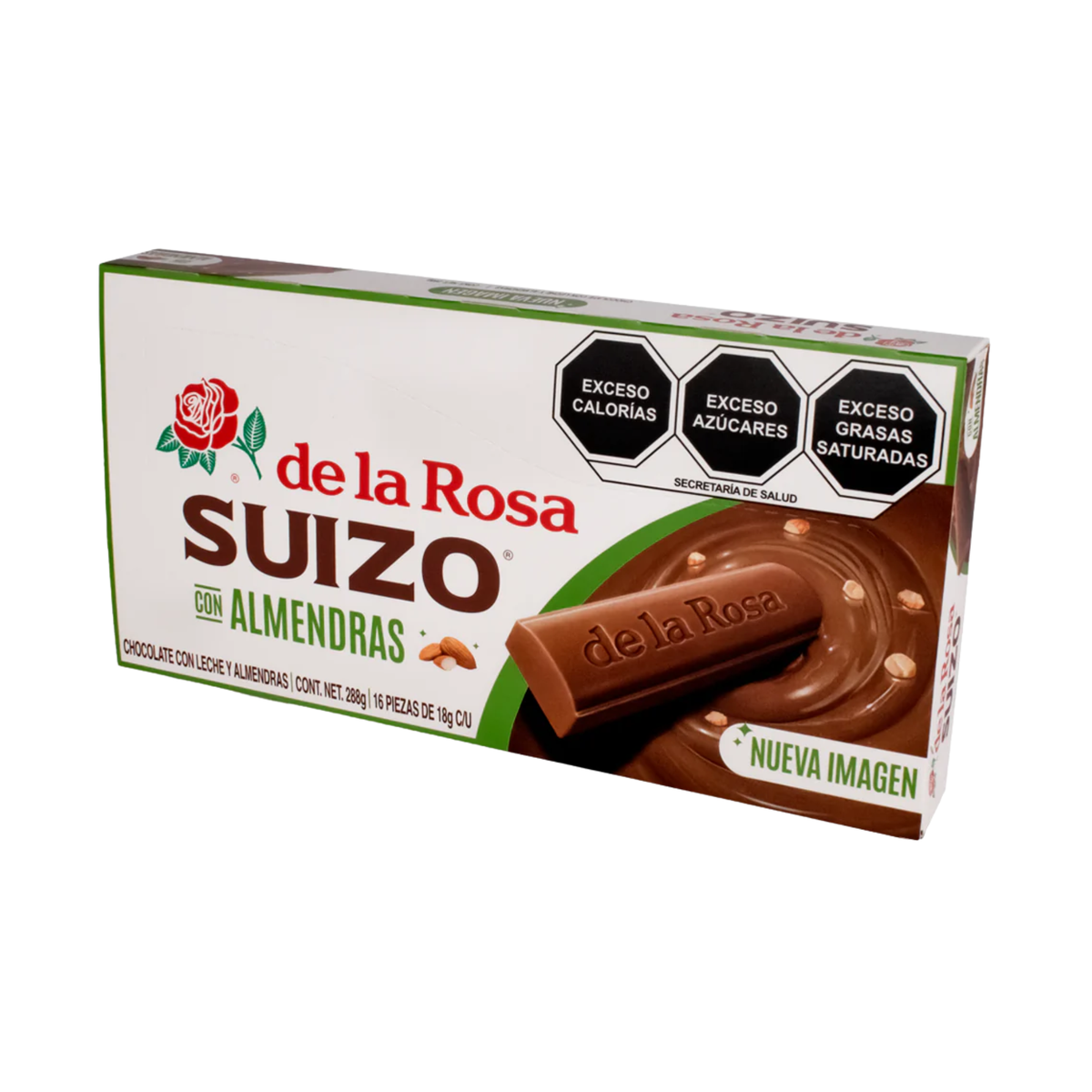 De La Rosa Suizo Almendras 16pz