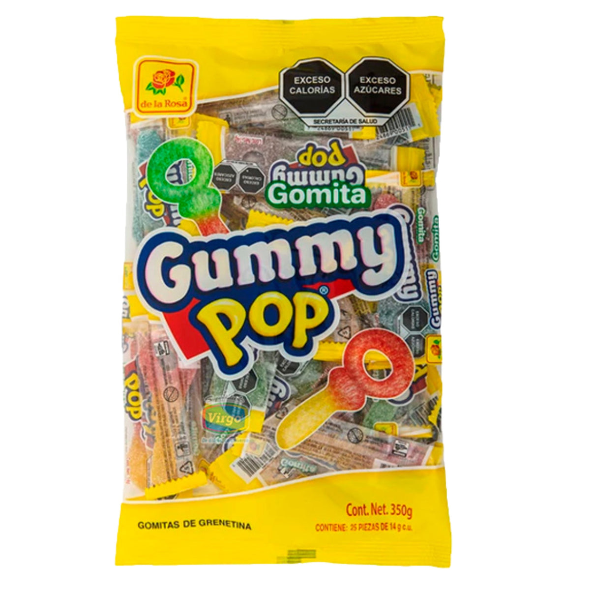 De La Rosa Gummy Pop 25pz