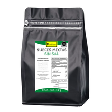 Punto Granel Nueces Mixtas Sin Sal 3 kg Granel