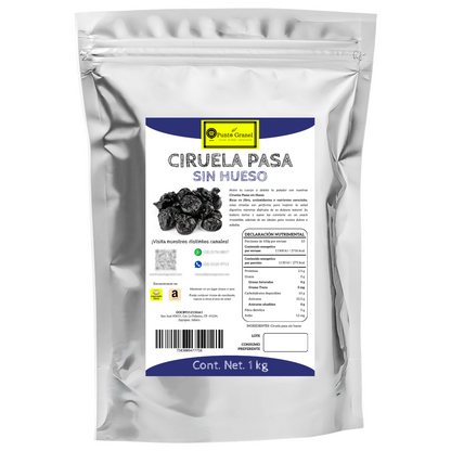 Punto Granel Ciruela Pasa Sin Hueso 1kg
