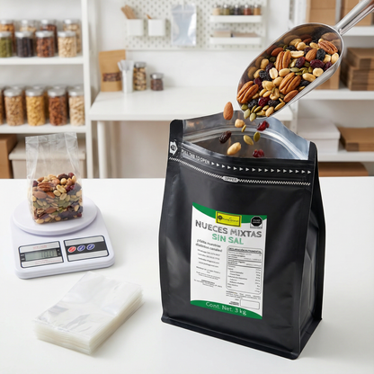 Punto Granel Nueces Mixtas Sin Sal 3 kg Granel