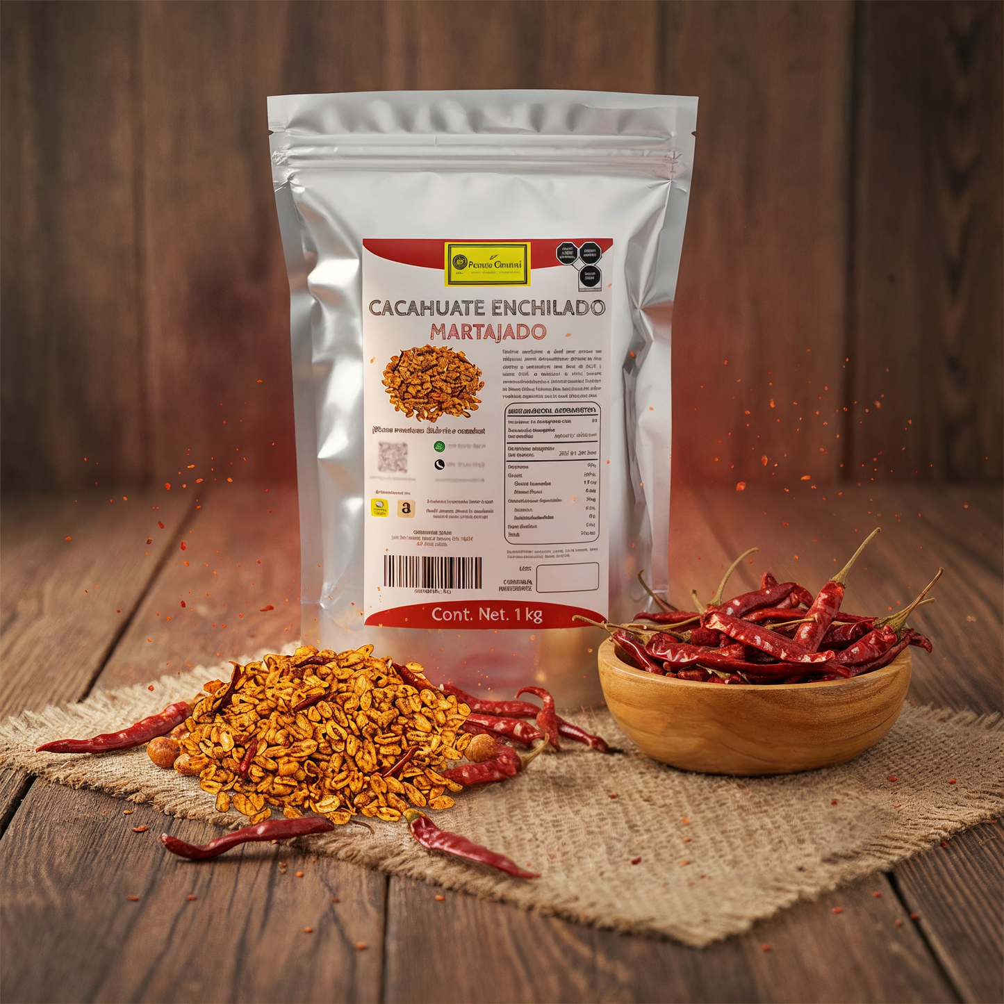 Punto Granel Cacahuate Enchilado Martajado 1kg